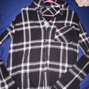 Streetwear Society Monochrome Plaid Shirt